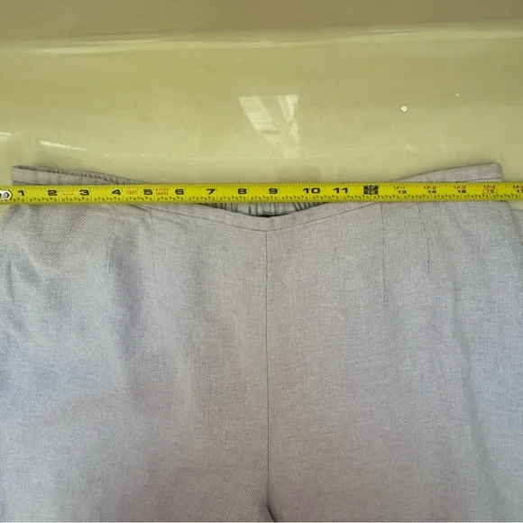 Norton McNaughton linen blend Light Purple wide leg  Pants XL - Picture 6 of 9